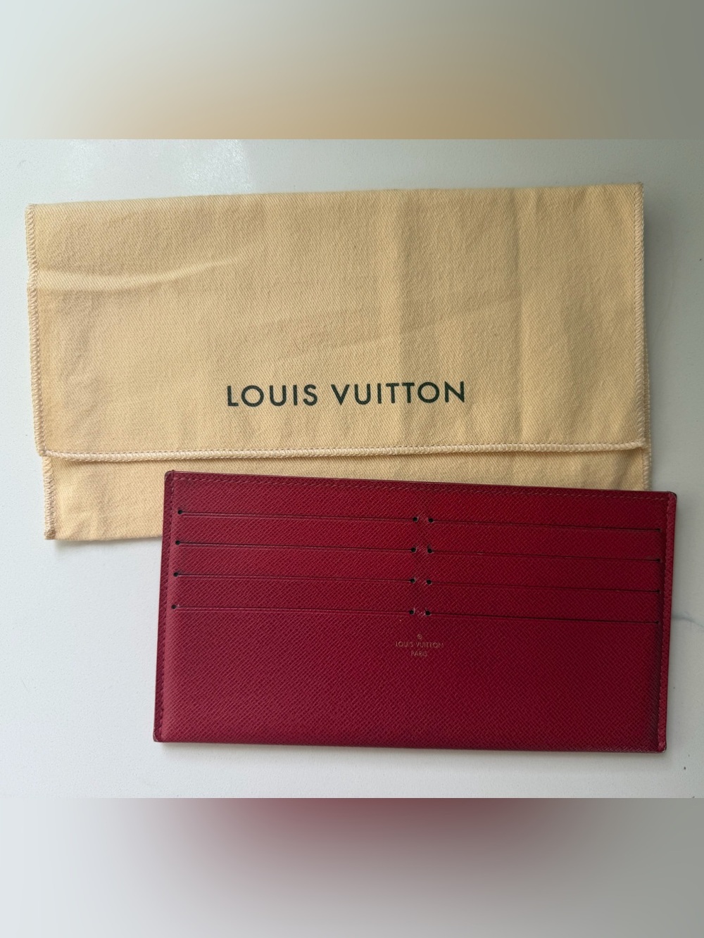 AUTH Louis Vuitton Felicie Pochette Card Insert